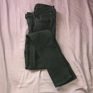 Forest green juicy couture skinny jeans